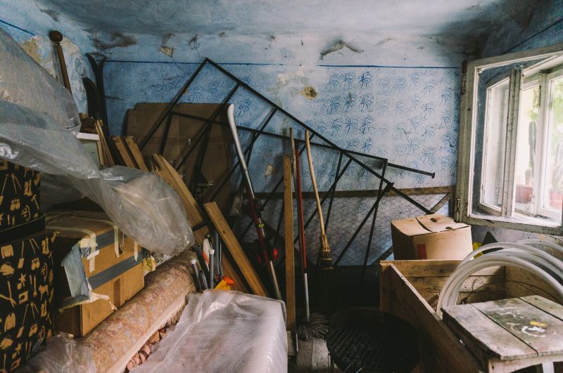 Cluttered Room Before Removal